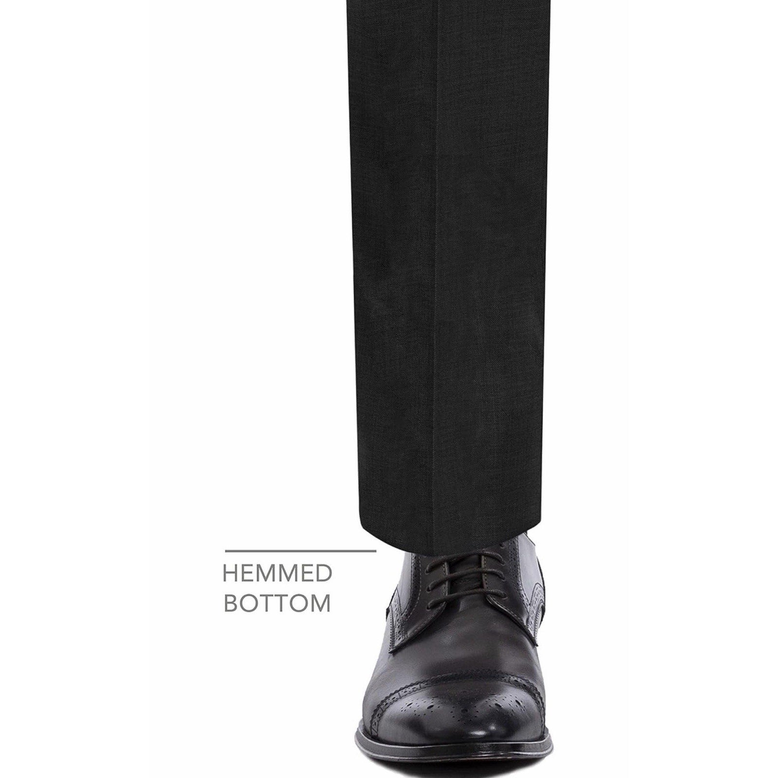 Calvin Klein Mens Slim fit Dress Pants 40Wx30L Black Solid