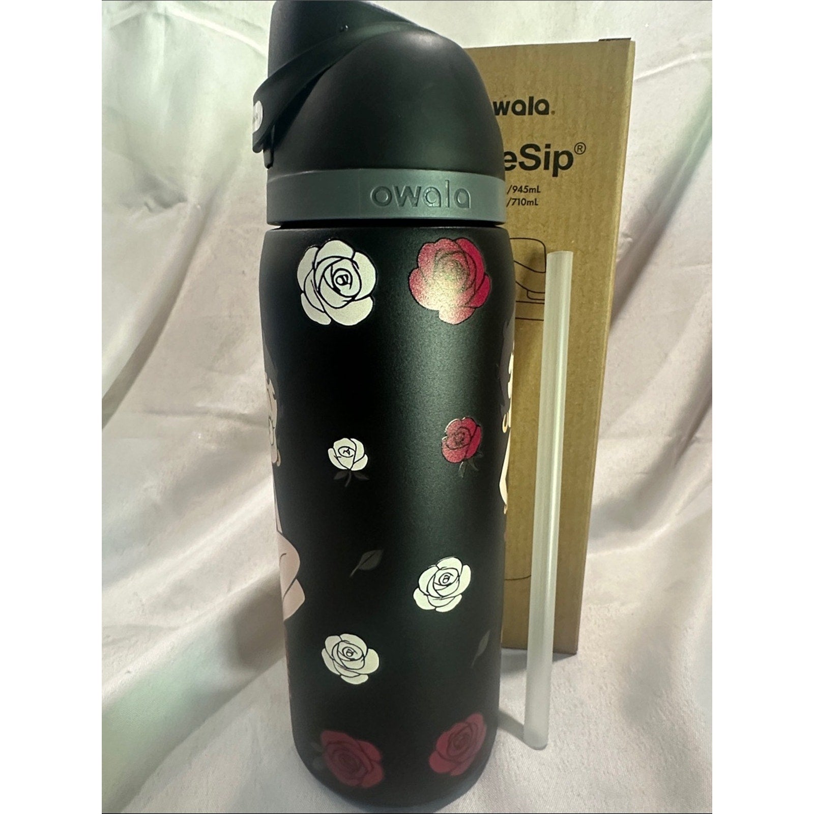 Custom Engraved Owala FreeSip Betty Boop Black 32oz