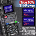 2PCS BAOFENG UV-5RH 10W TRUE TRI BAND COPY FREQUENCY HAM RADIO WALKIE TALKIE KIT