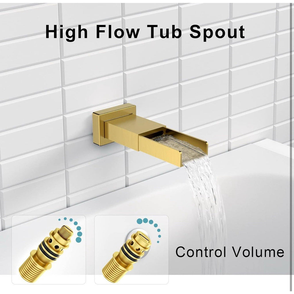 SR SUN RISE SR SUN RISE SHOWER FAUCETS SETS COMPLETE BRUSHED GOLD