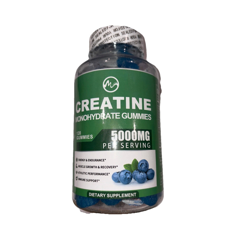 Creatine Monohydrate Gummies 120 Gummies 5000mg Muscle Strength and Energy Boost