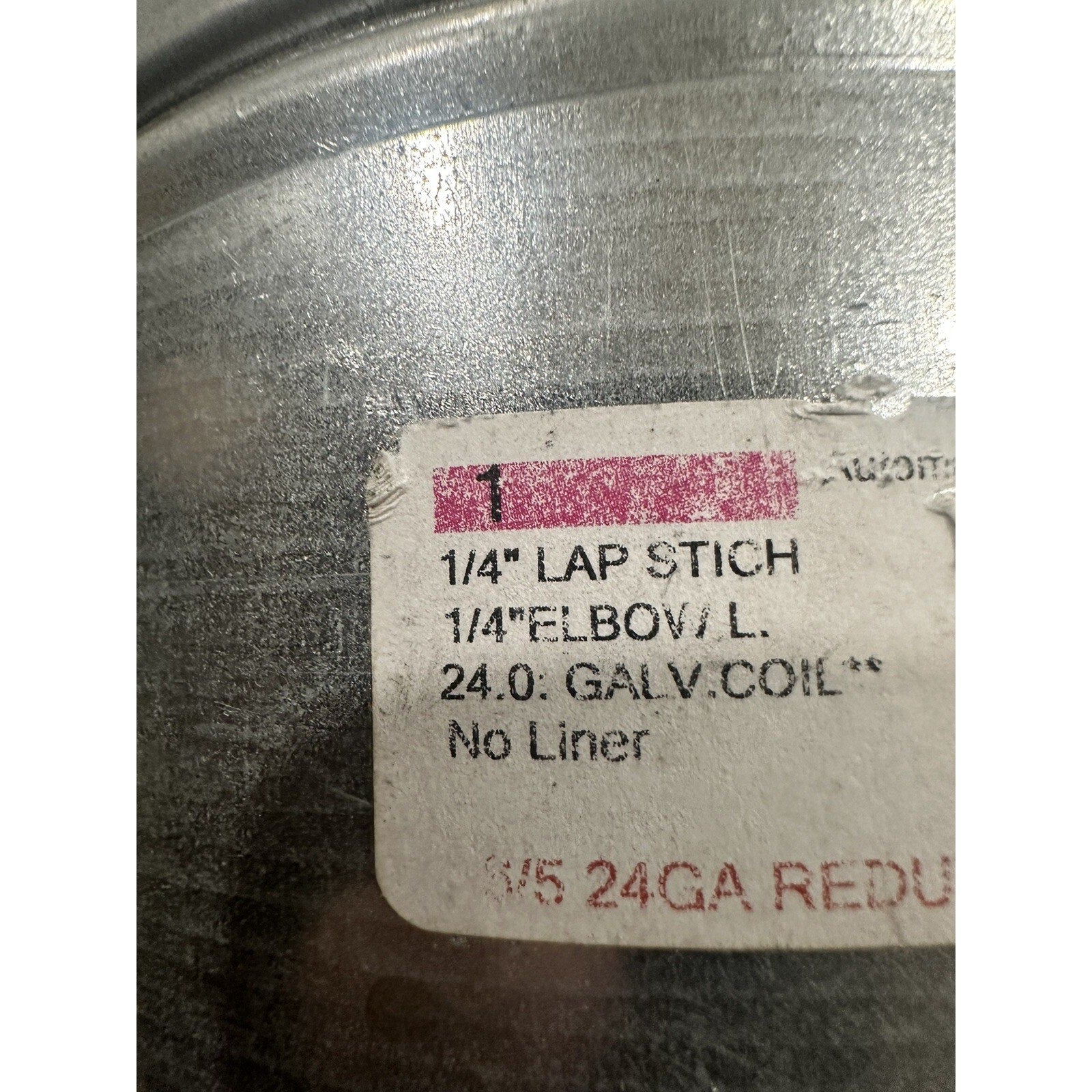 6 Inch to 5 Inch Round Duct Reducer, 24 Galvanized Steel Adapter H: 12 Inch