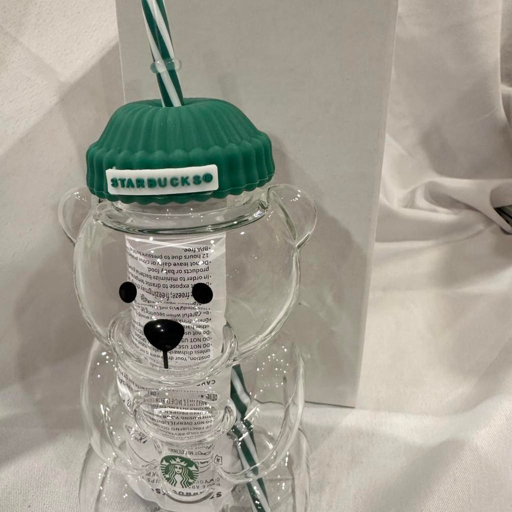 Starbucks Bearista Glass Bear Cup 2025 Limited Edition Holiday Launch GTumbler