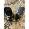 Set Of 2 3" 45° GALVANIZED 30 GAUGE adjustable Sheet Metal Elbow Duct