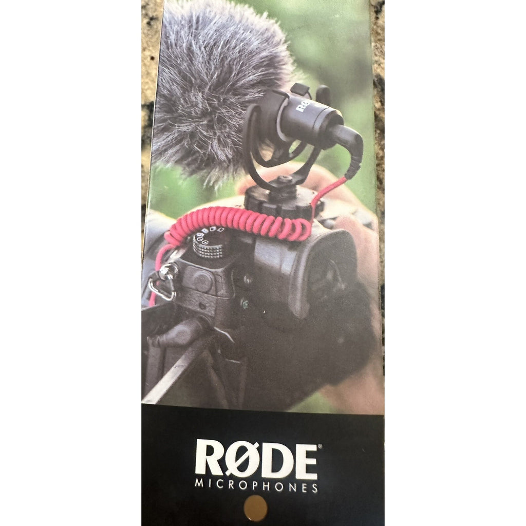 Rode VideoMicro Compact On Camera Microphone With Rycote Lyre Shock Mount