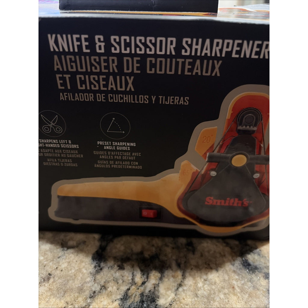 50933 Knife & Scissor Electric Belt Sharpener – Fine, Medium, & Coarse Belts – S