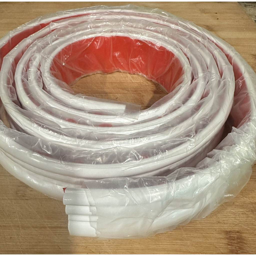 9.8 ft Peel and Stick Chair Rail Panel Molding Flexible Inch 2 inches Height