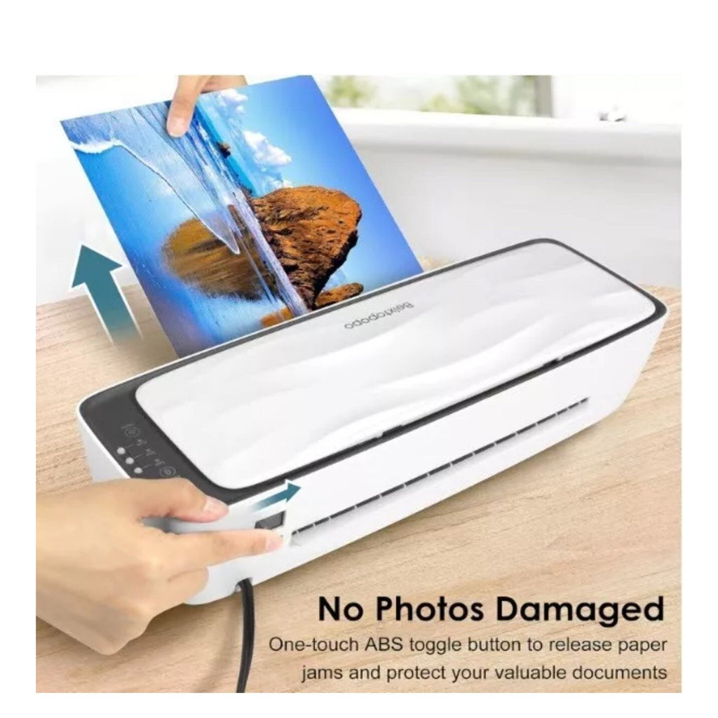 Beixtopopo A4 Cold and Thermal Laminator SL688, White