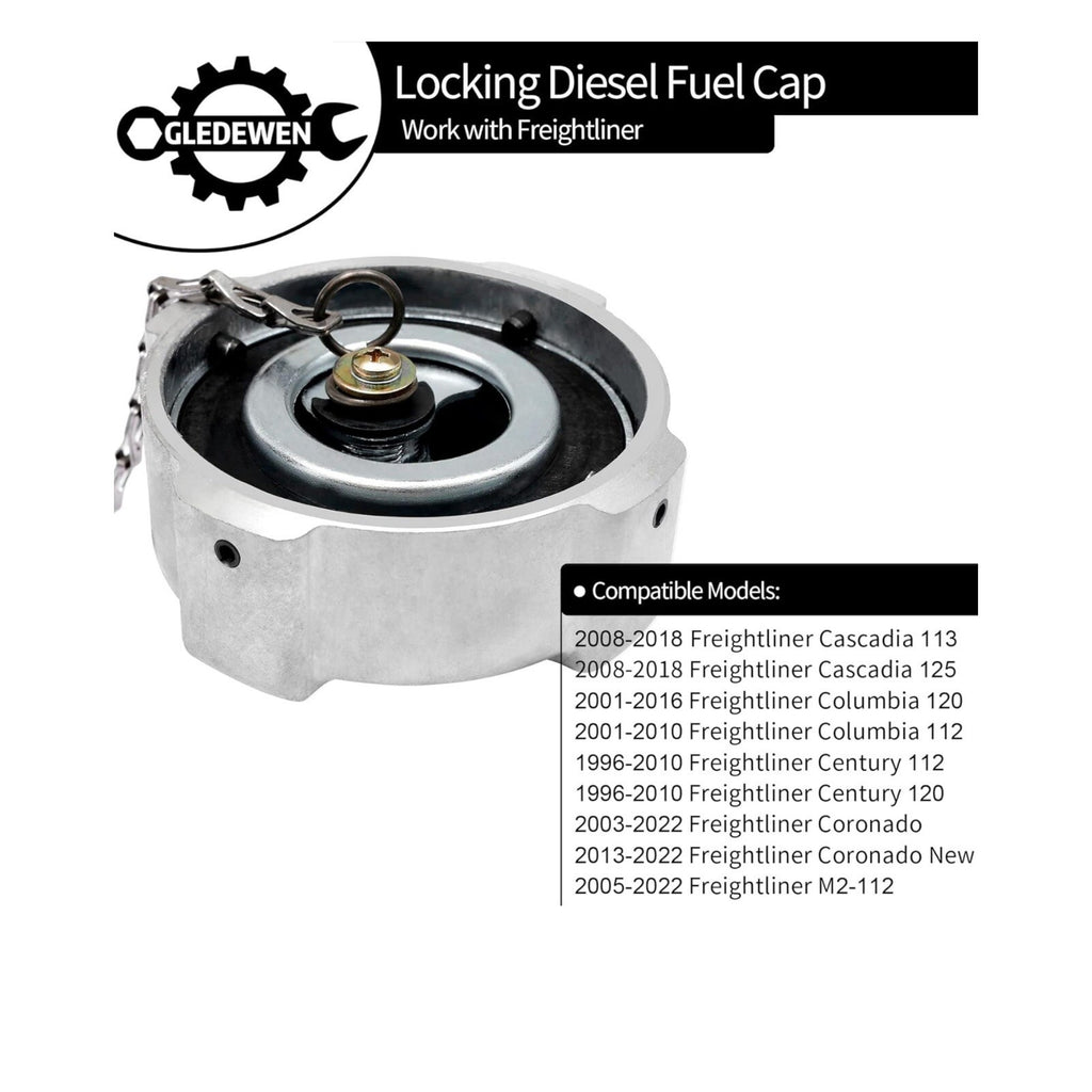 Locking Diesel Fuel Gas Cap 03-37017-002 Durable High Performance