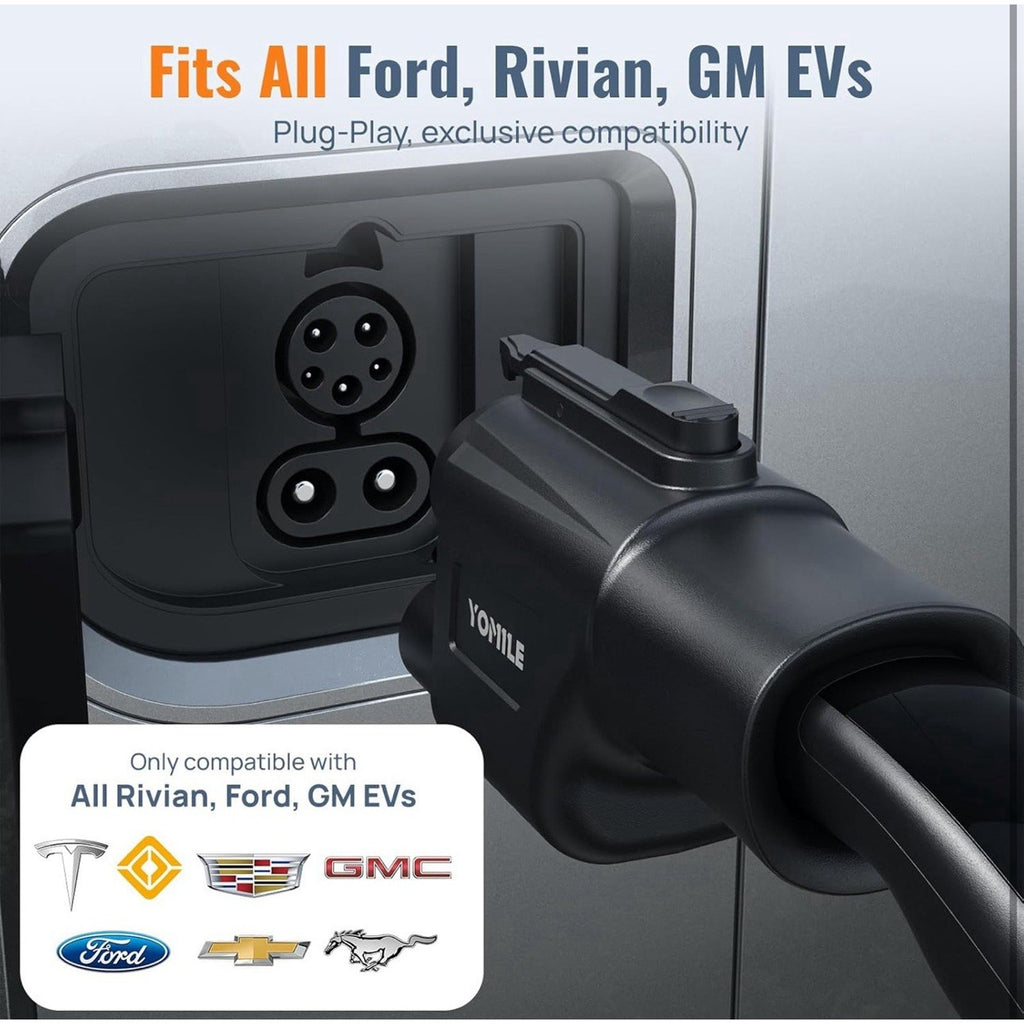 Tesla Supercharger NACS to CCS1 Adapter: 500A / 1,000V for Ford Rivian GM Volvo