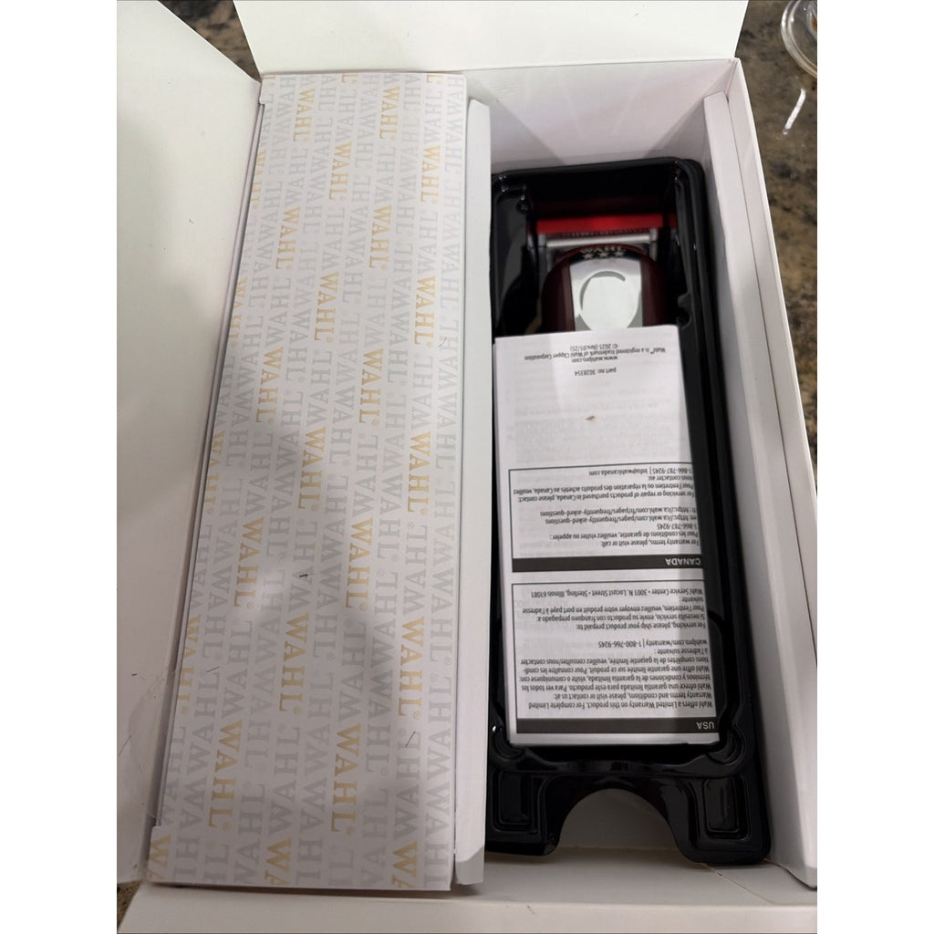 Pre-Owned Wahl Magic Clip Cord/Cordless Clipper - Red (8148)