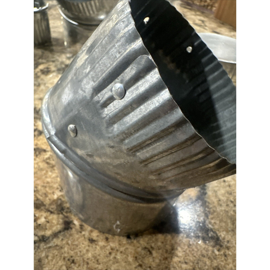 4 In. Galvanized 45 degree Coupler For HVAC