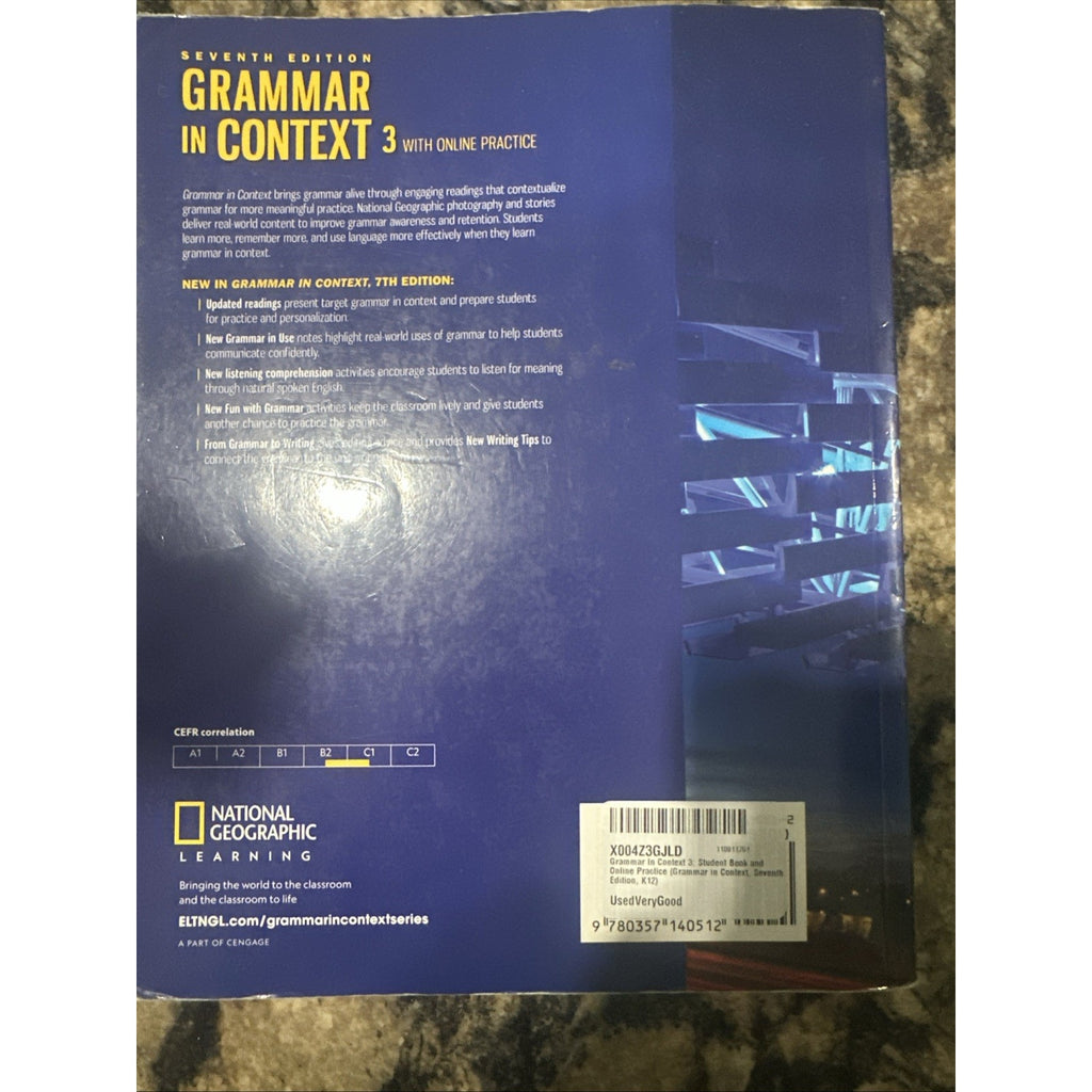Grammar in Context 3 with the Spark platform by Sandra Elbaum 7th Edition