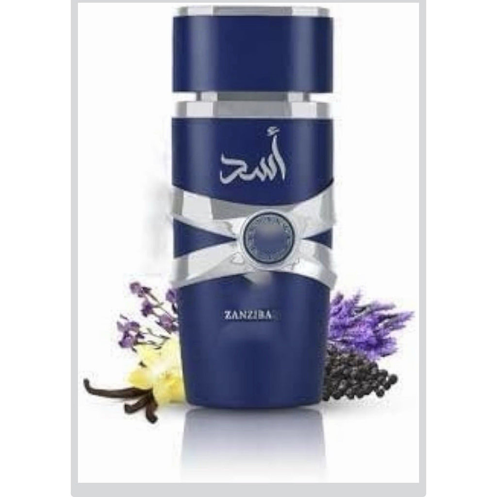 Lataffa Men's Cologne Asad Zanzibar EDP Spray, 3.4 oz (100 Ml)