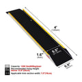 Ruedamann 1 Pair 4'L × 9.8" W, 600 lbs Capacity, Portable Aluminum Loading Ramp