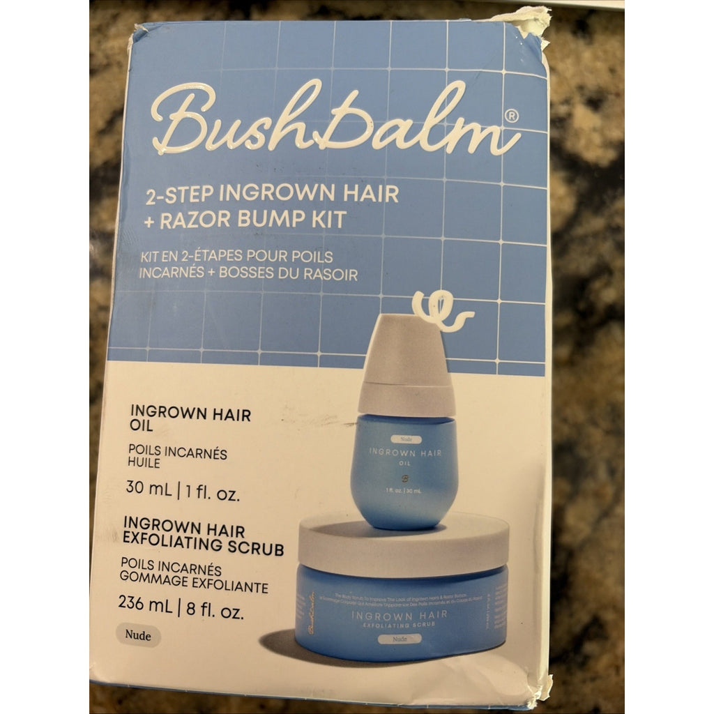 Bushbalm Ingrown Hair and Razor Bumps 2 Step Routine
