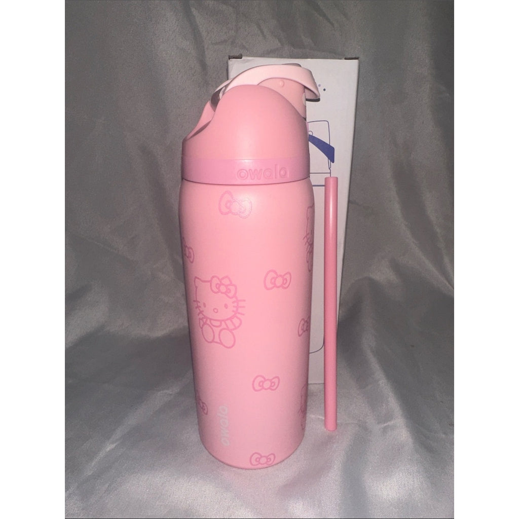 Custom Owala FreeSip Hello Kitty Pink/Pink 32 oz