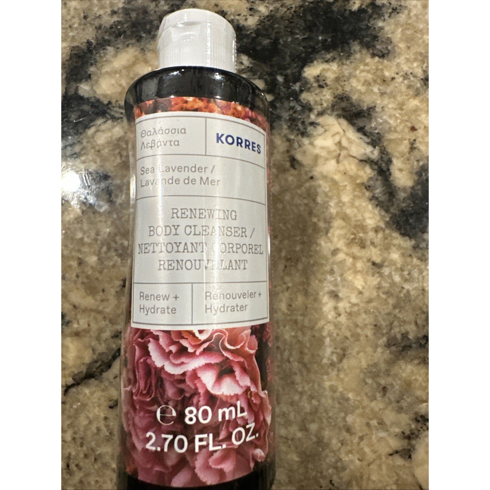 Korres Renewing Body Cleanser Sea Lavendar 2.7 fl oz