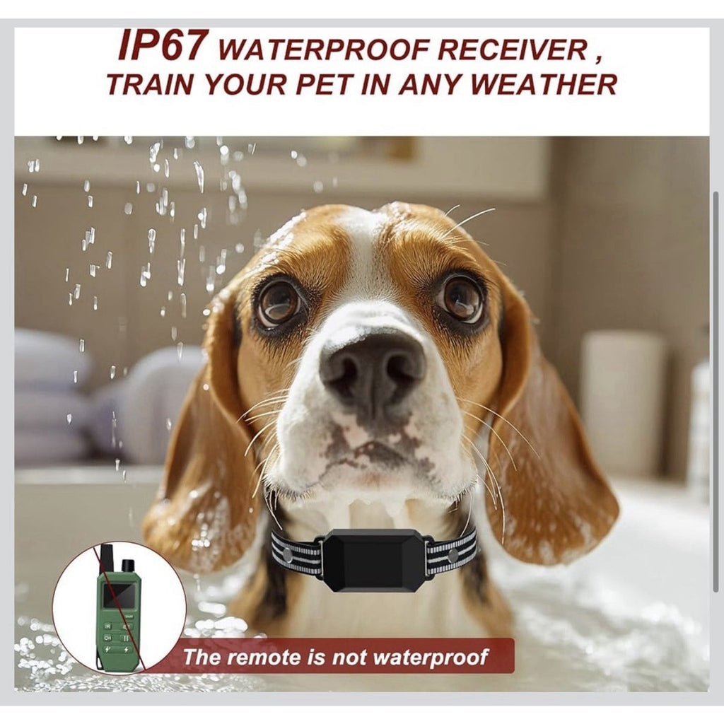 Dog Shock Collar with Remote Control Training Collar IPX7 Waterproof Electric