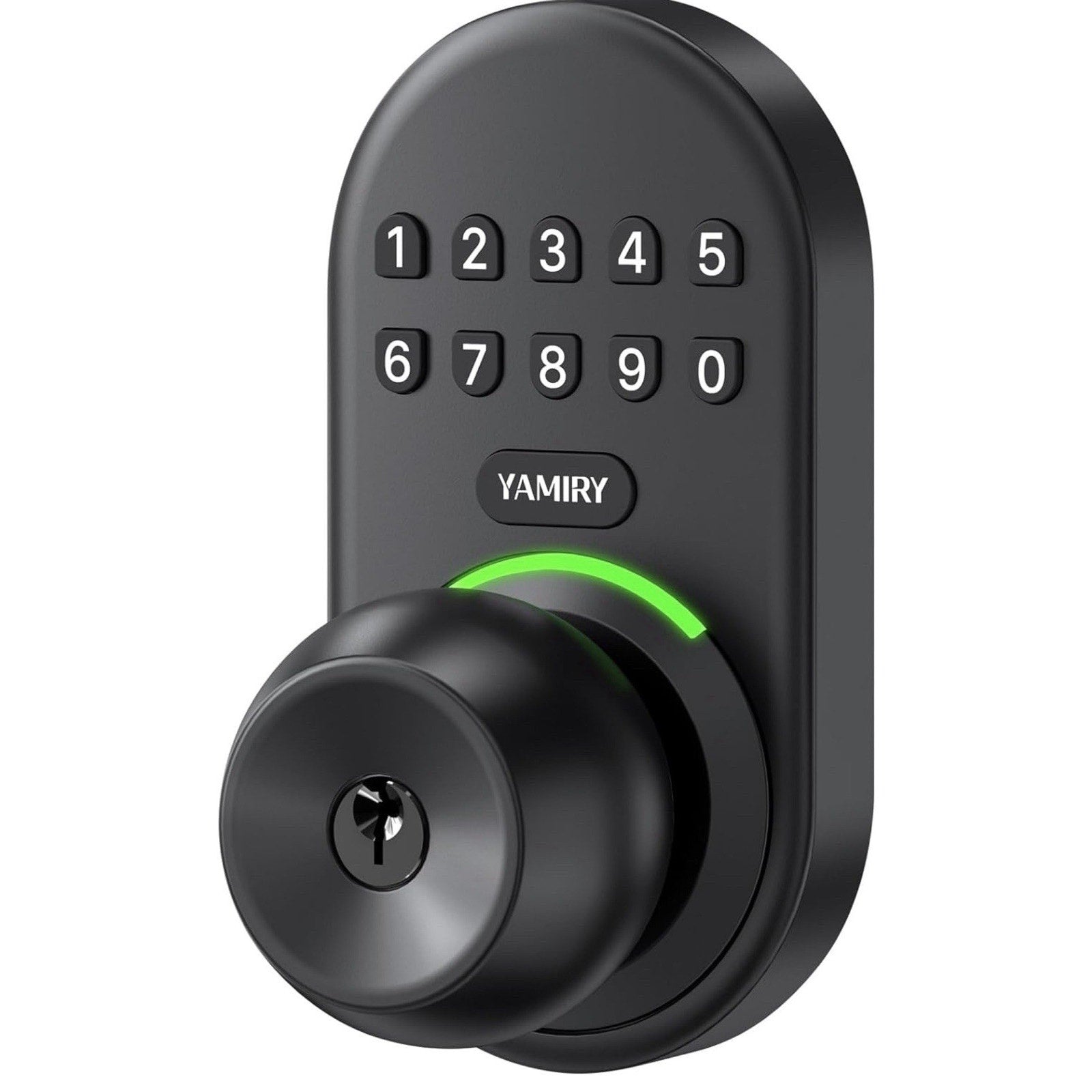 Keypad Smart Door Knob Lock, Yamiry Keyless Entry Digital Lock with Handle
