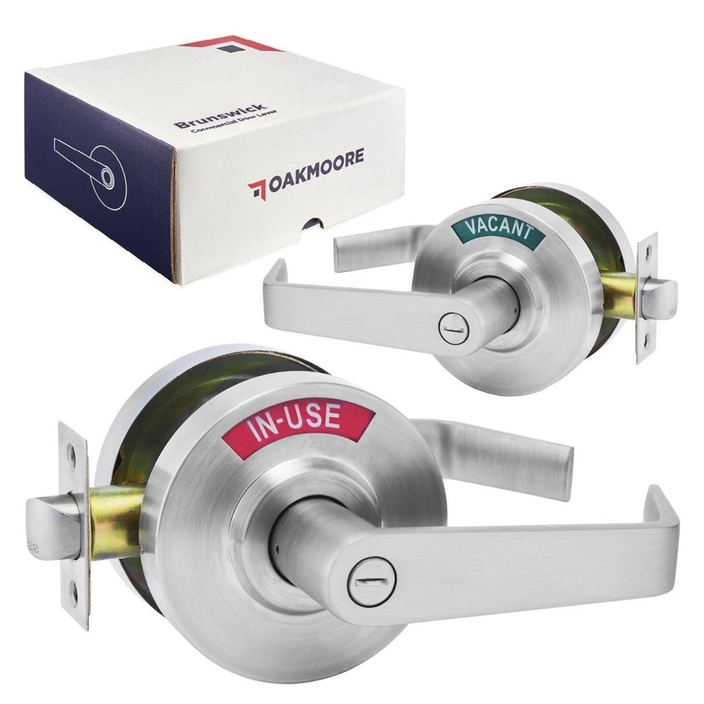 OAKMOORE Commercial Door Handle | Vacant Occupied & Commercial Restroom Lock