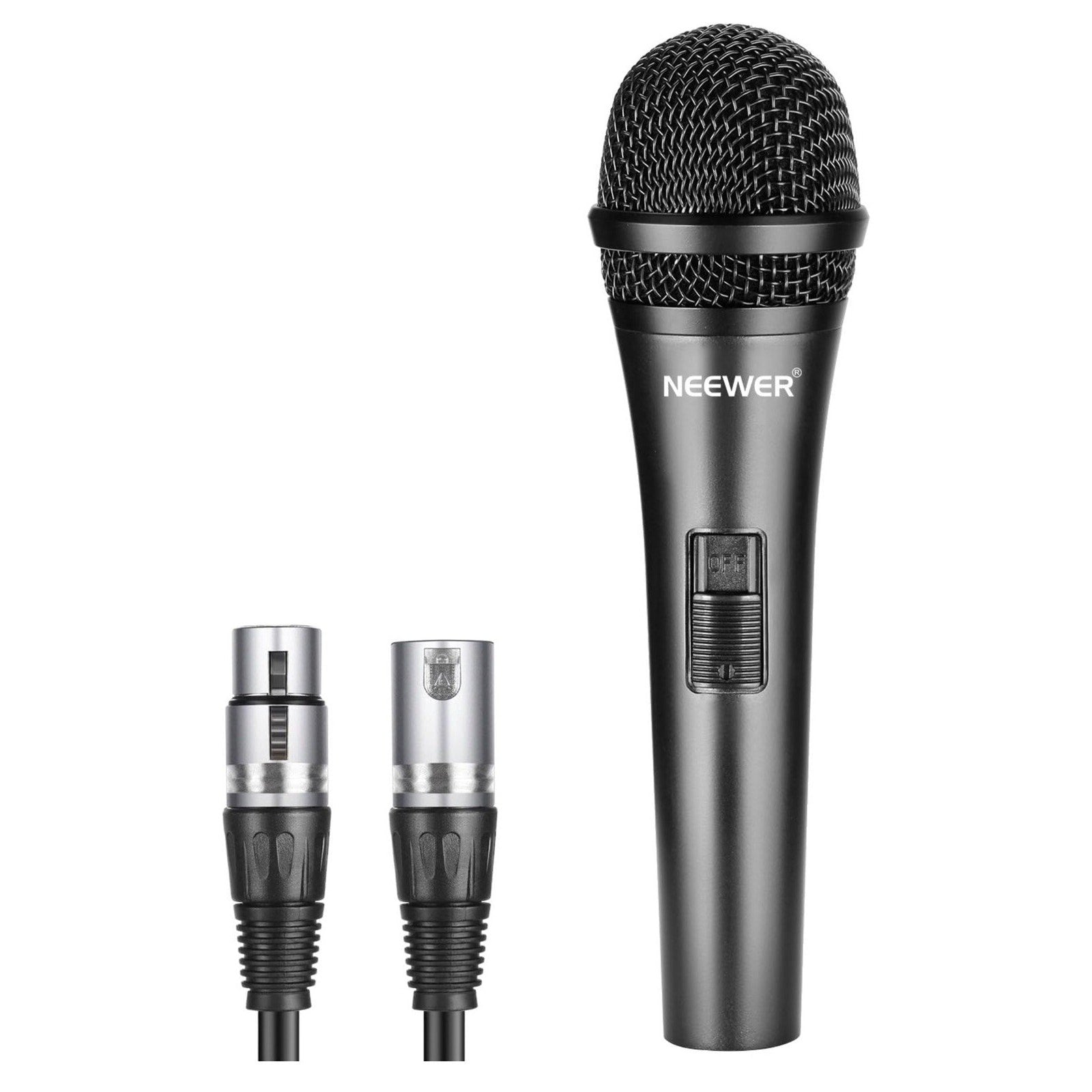 Neewer Cardioid Dynamic Microphone with XLR Male to XLR Female Cable NW-040
