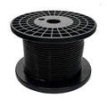 Nitoo 304 Stainless Steel Black Vinyl Coated Wire Rope 1/8 Inch 200ft New