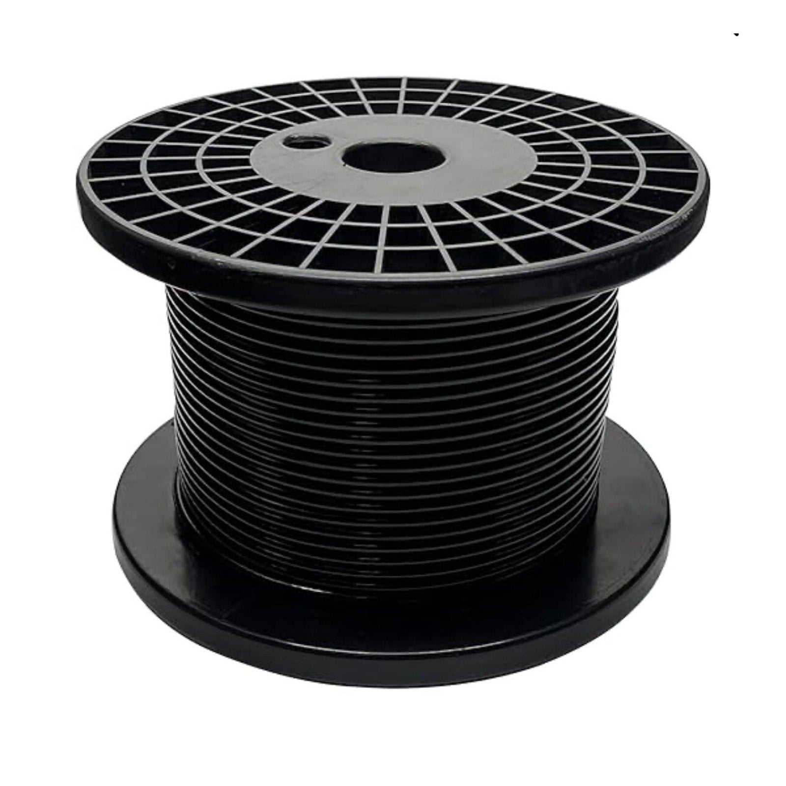 Nitoo 304 Stainless Steel Black Vinyl Coated Wire Rope 1/8 Inch 200ft New