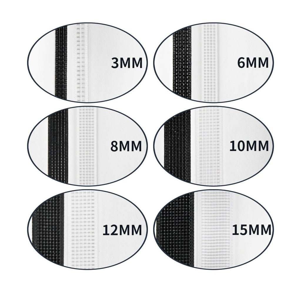 50 Yards 12mm Polyester Boning For Sewing, Sew-Through Low Density Corset Boning