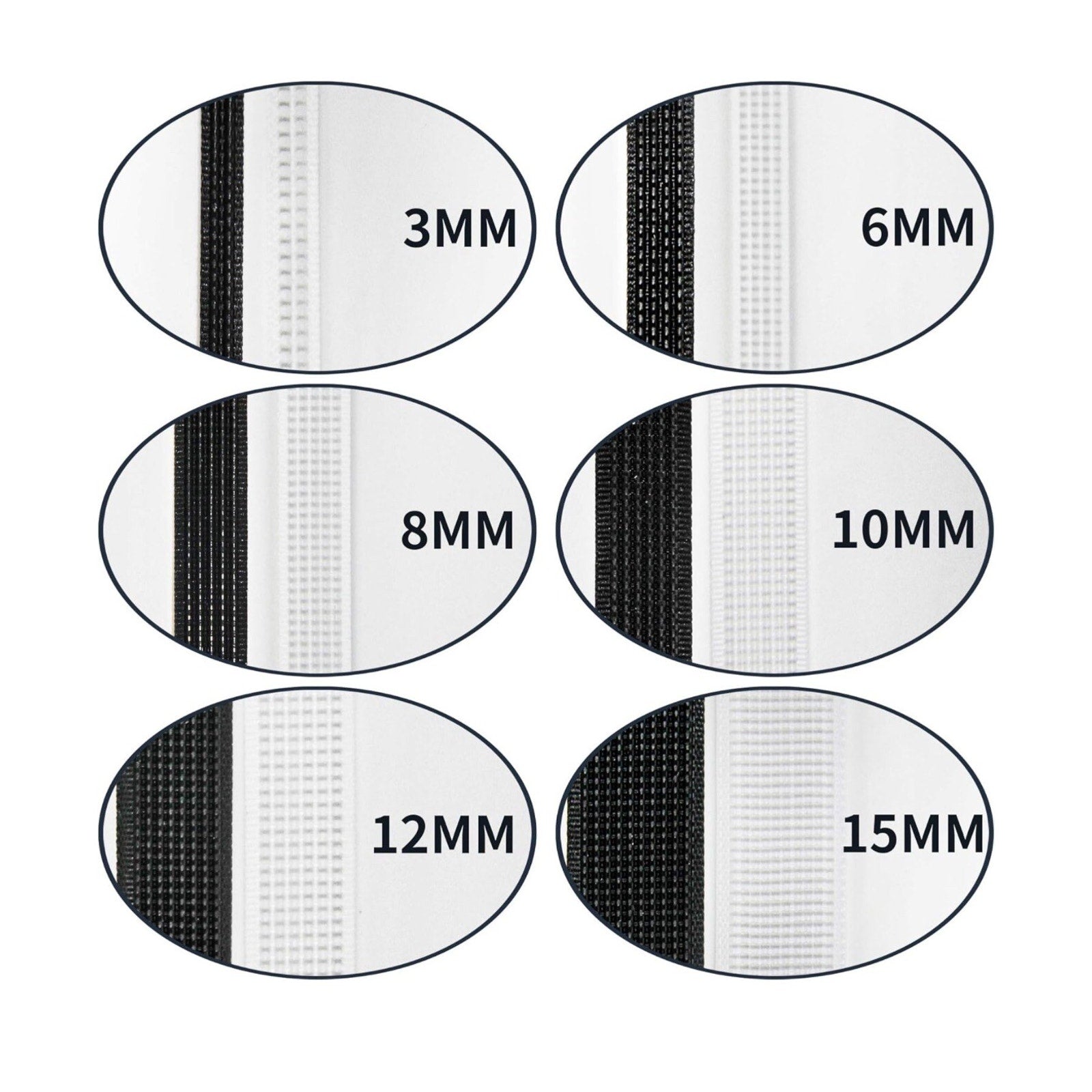 50 Yards 12mm Polyester Boning For Sewing, Sew-Through Low Density Corset Boning
