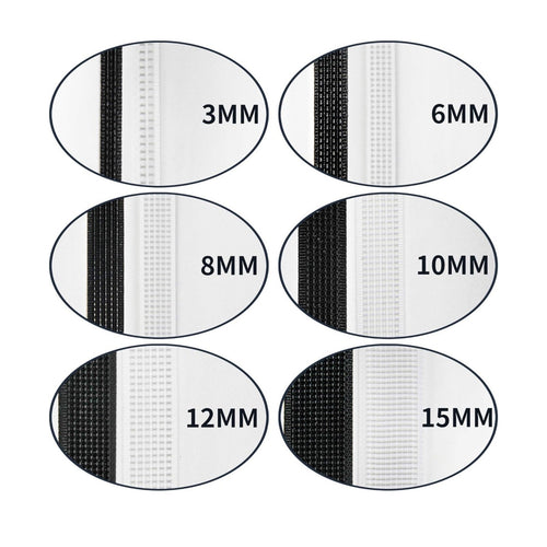 50 Yards 12mm Polyester Boning For Sewing, Sew-Through Low Density Corset Boning