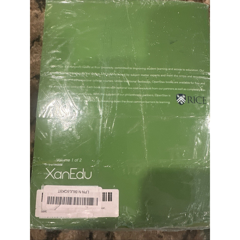 Biology by Open Stax Paperback Volume 1 &2 Textbook Education Homeschool