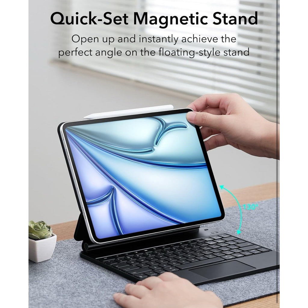 ESR iPad Air 13 inch 2024 Case Keyboard (M3,2025/M2,2024)