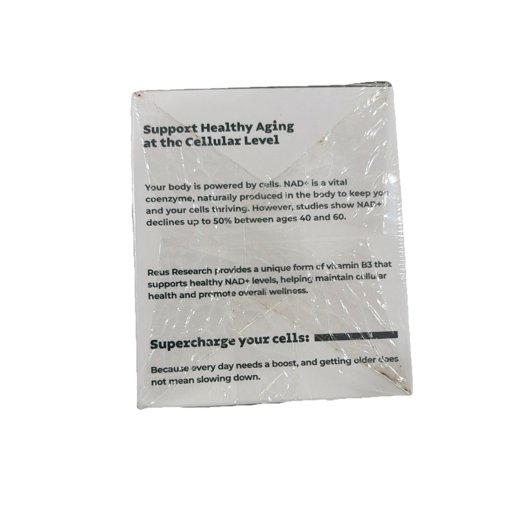 Reus Research NAD+ Liposomal Nicotinamide Riboside 900 mg - 80ct - Exp 01/2027