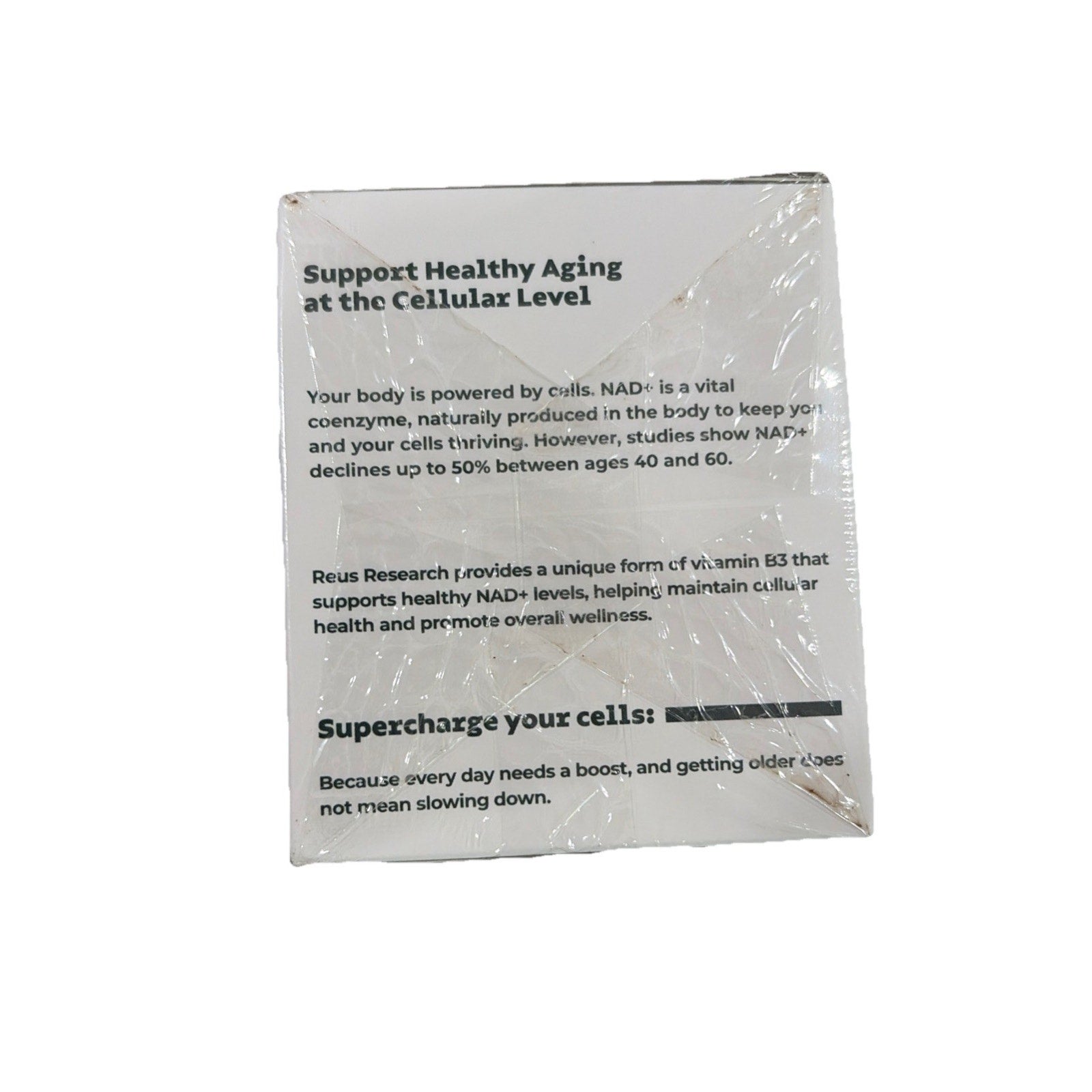 Reus Research NAD+ Liposomal Nicotinamide Riboside 900 mg - 80ct - Exp 01/2027