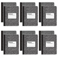 12 Pack Oxford Composition Notebooks Wide Ruled Paper 9-3/4" x 7-1/2"