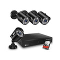 XVIM 8CH DVR H.265+ Outdoor CCTV 1080P 4 Security Camera System IR Night Vision