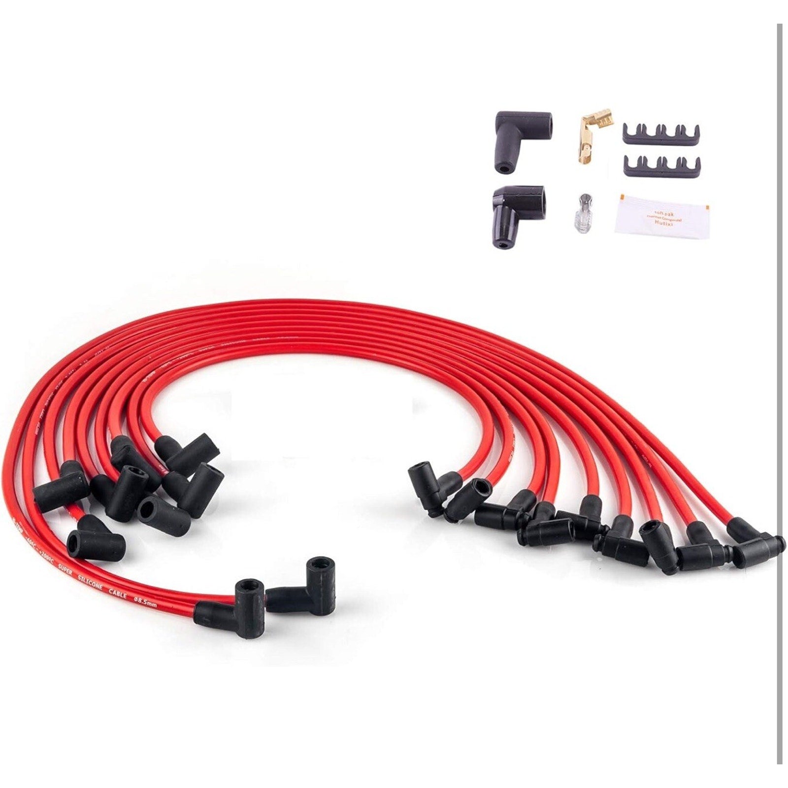 MAS Performance HEI Distributor with Red Cap and Wiring Kit including 65K Coil