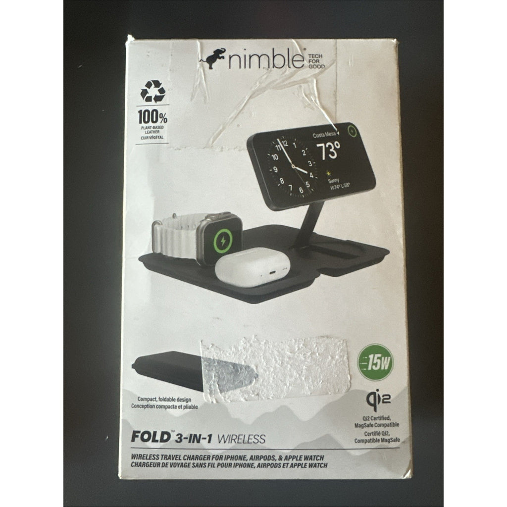 Nimble Fold 3-in-1 Wireless Charger