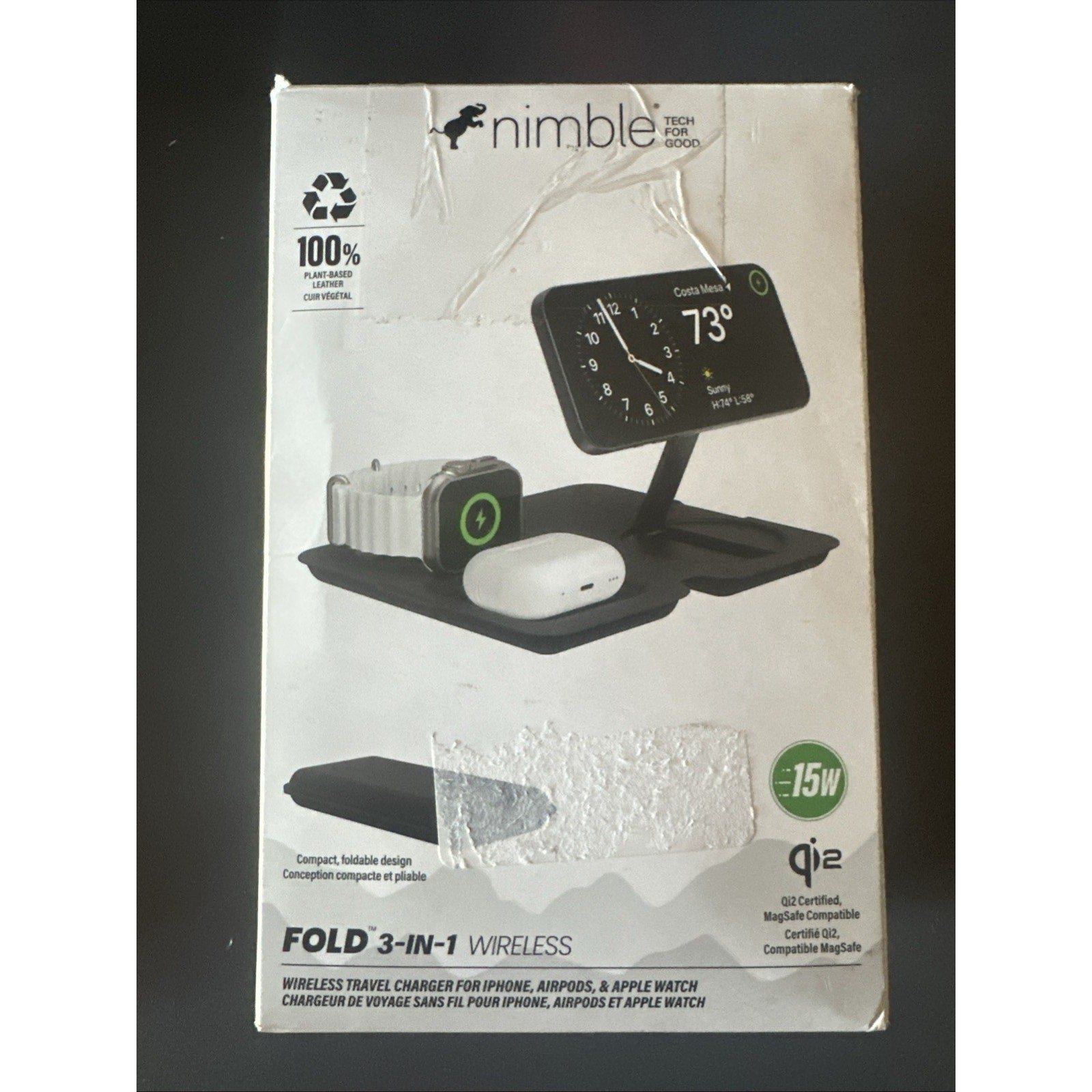 Nimble Fold 3-in-1 Wireless Charger