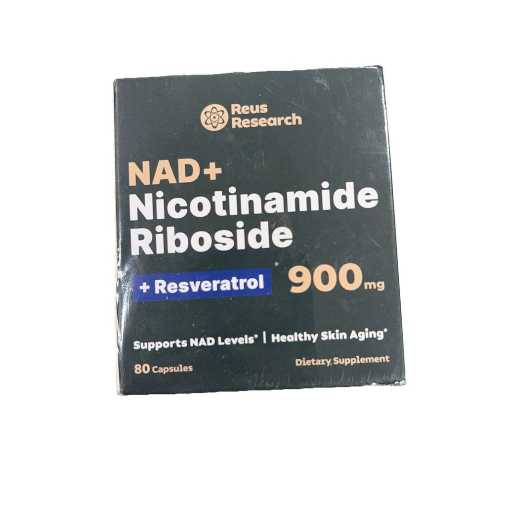 Reus Research NAD+ Liposomal Nicotinamide Riboside 900 mg - 80ct - Exp 01/2027