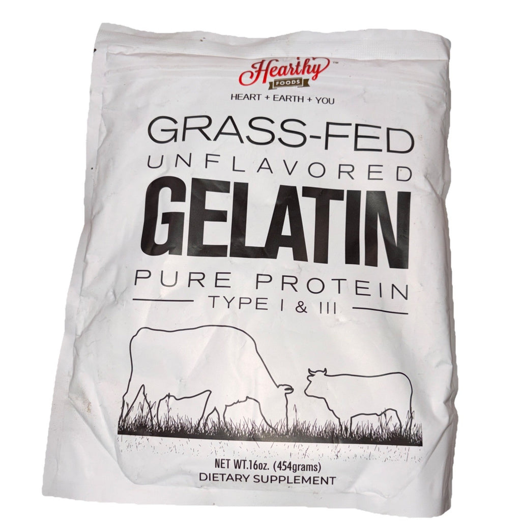 Hearthy Foods Beef Gelatin Powder Unflavored Gelatin Powder for Women and Men