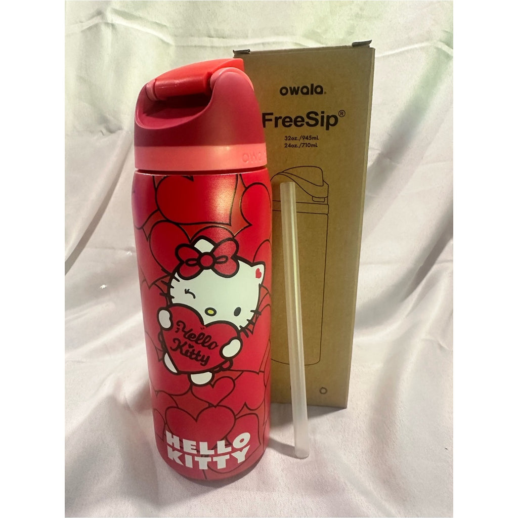 Custom Engraved Owala FreeSip Hello Kitty 32 oz