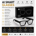 AI Smart Glasses with Camera Live Bluetooth Audio Eyewear Handsfree