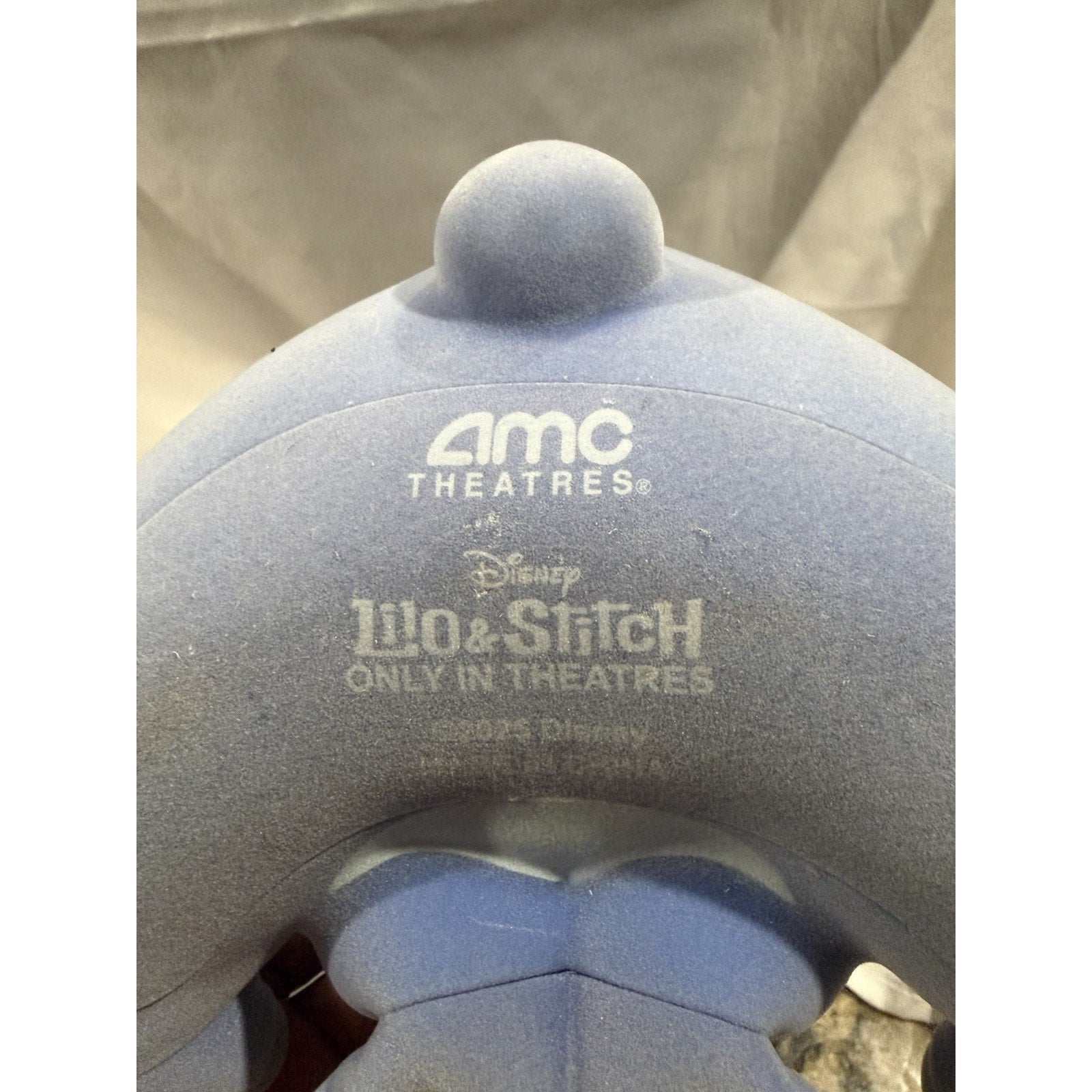 AMC 2025 Lilo & Stitch Disney Movie Flocked Popcorn Bucket & Drink Sipper (READ)