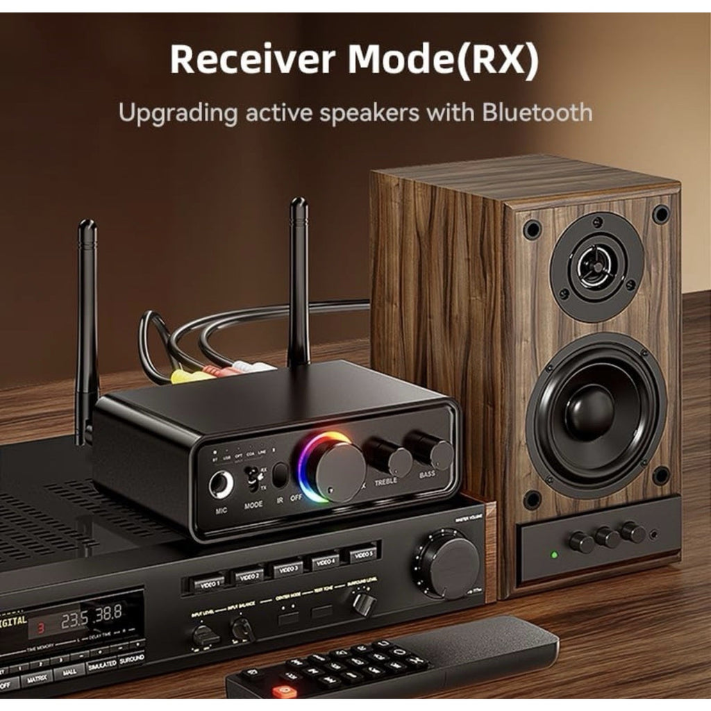 Upgraded M18 Bluetooth 5.3 Audio Receiver Transmitter for Home Stereo TV