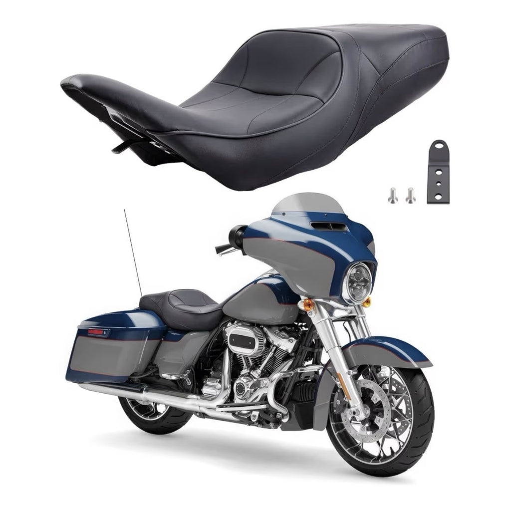 Driver Passenger 2-Up Seat For Harley Electra Glide 1997-2007 Ultra Classic FLHT
