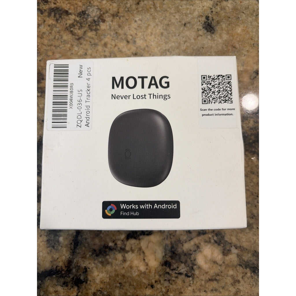 4 Pack MOTAG Android Tracker Wireless Bluetooth Compatible with Android