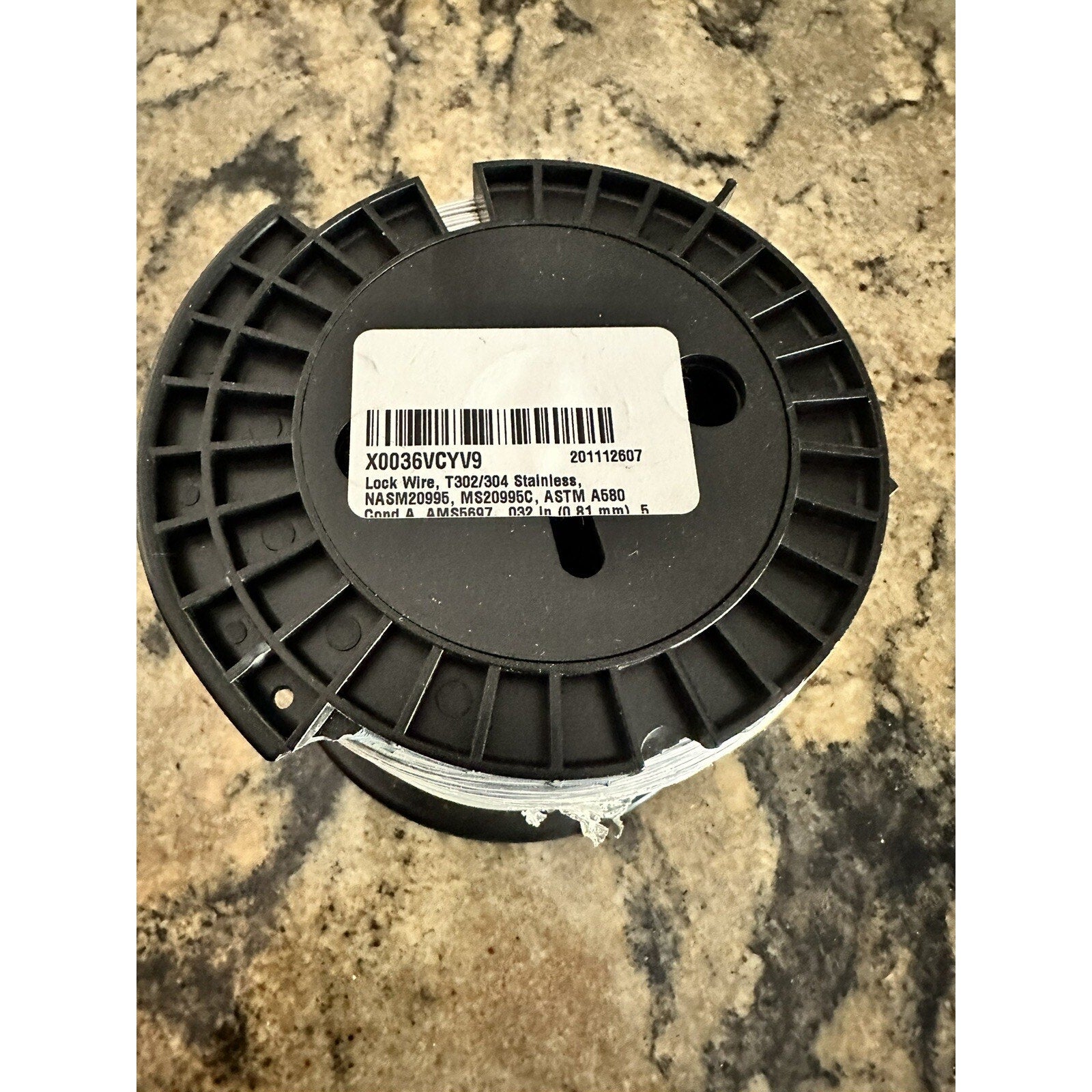 Lock Wire T302/304 Stainless Nasm20995 Ms20995c Astm A580 Cond A Ams5697 .032 In