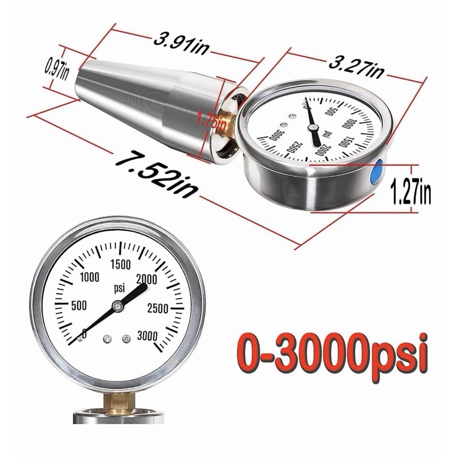 Spindle Drawbar Force Gage Spindle Force Test Gauge for All CAT40